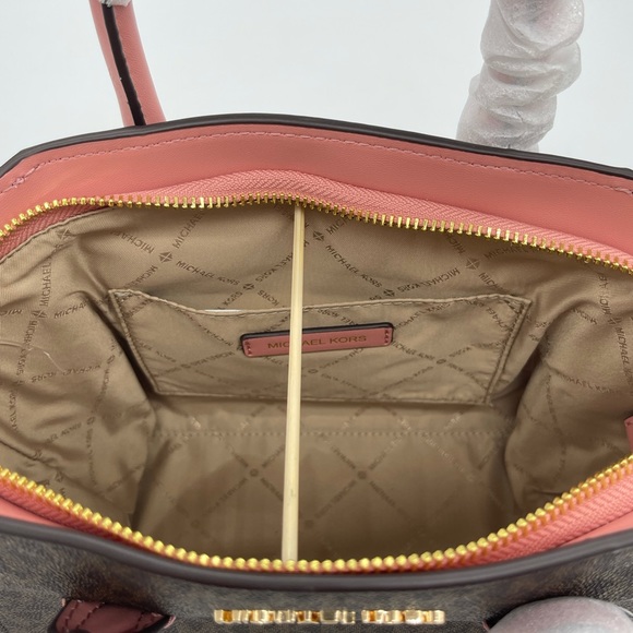 Michael Kors Small Avril Top Zip Satchel  … - Picture 8 of 11
